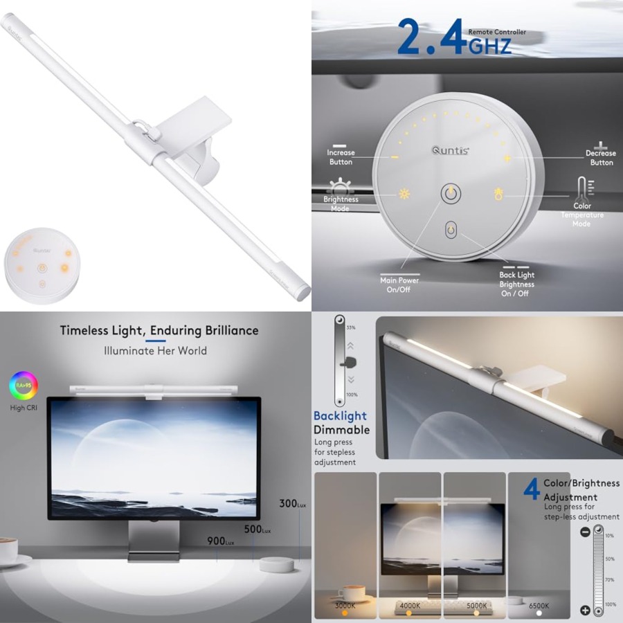 Desk Setup For Office - Barra de Luz para Monitor con