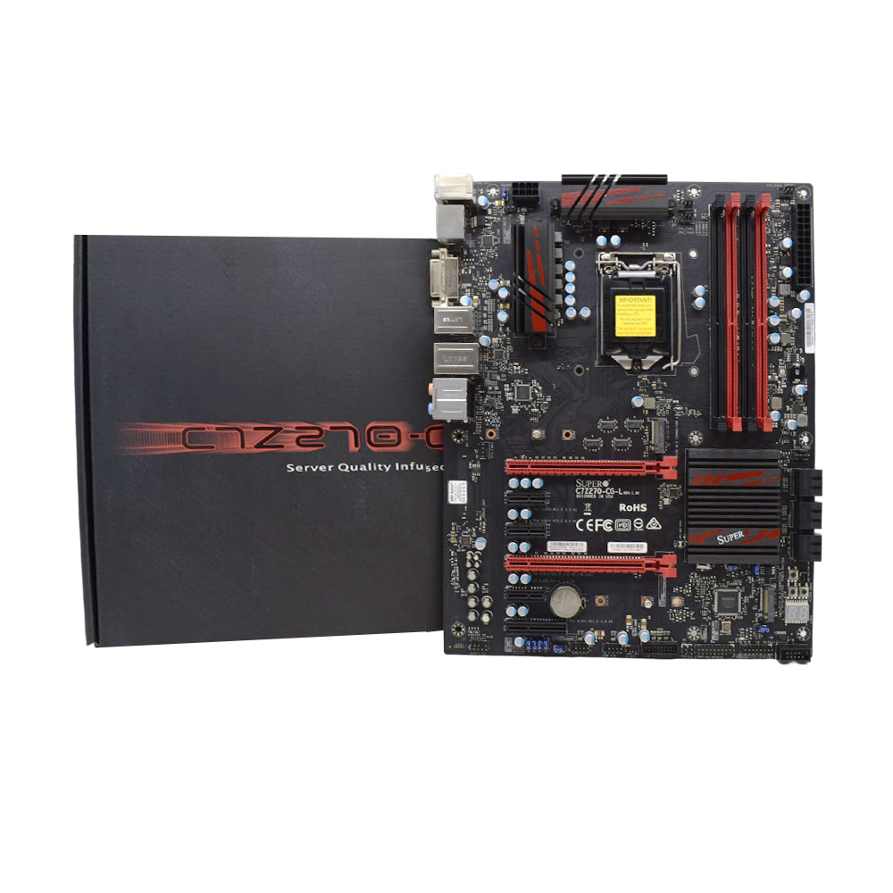 Intel Cpu Core I7 - Tarjeta Madre Supermicro C7Z270-CG-L Z270 LGA