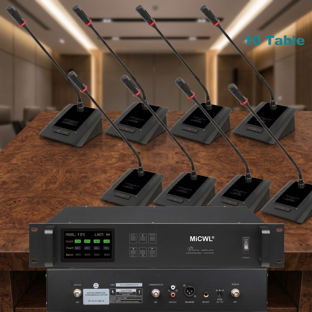 Desk Setup Kit - Sistema de Micrófonos Inalámbricos Digitales MiCWL