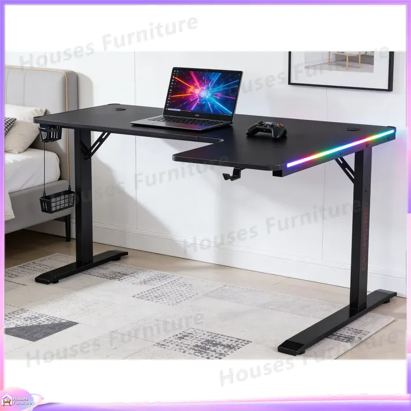 Desk Setup For Office - Escritorio Gamer Grande de 160 cm