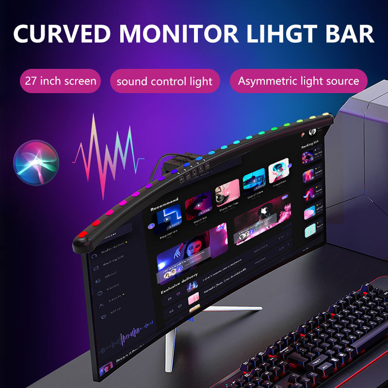 Barra de Luz RGB para Monitor, - Desk Setup For Office reseña y precio