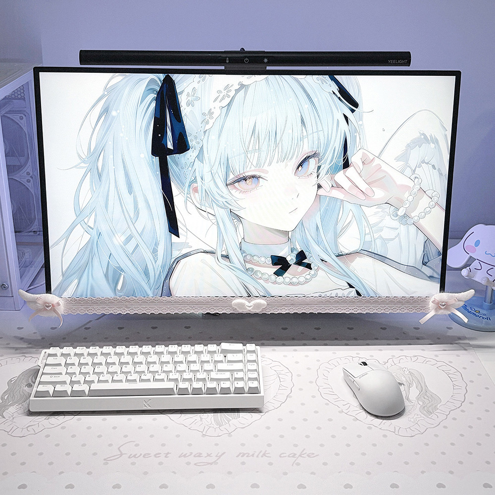Nuevo Adorno de Encaje Blanco  - Desk Setup For Office reseña y precio