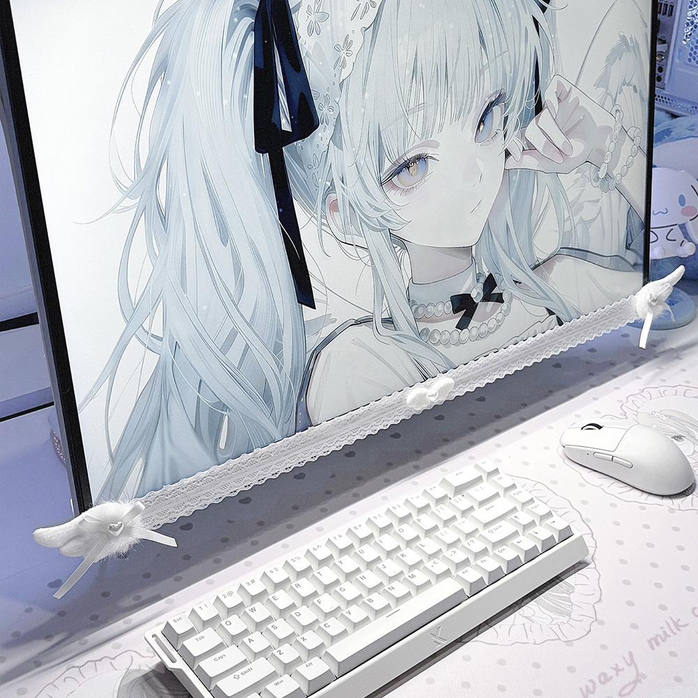 Nuevo Adorno de Encaje Blanco  - Desk Setup For Office reseña y precio