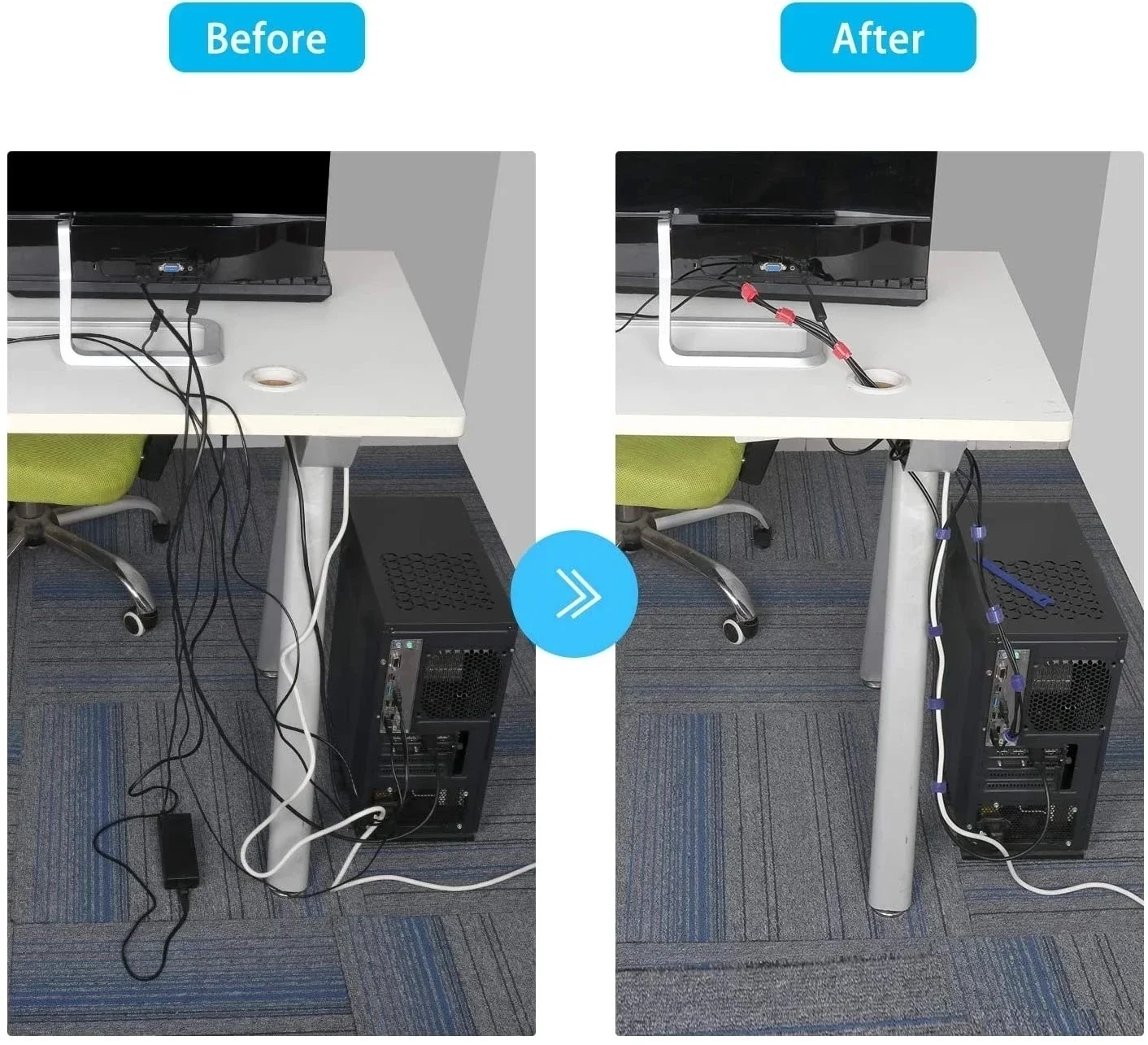 Organizador de Cables USB, 10/ - Cable Box Organizer reseña y precio