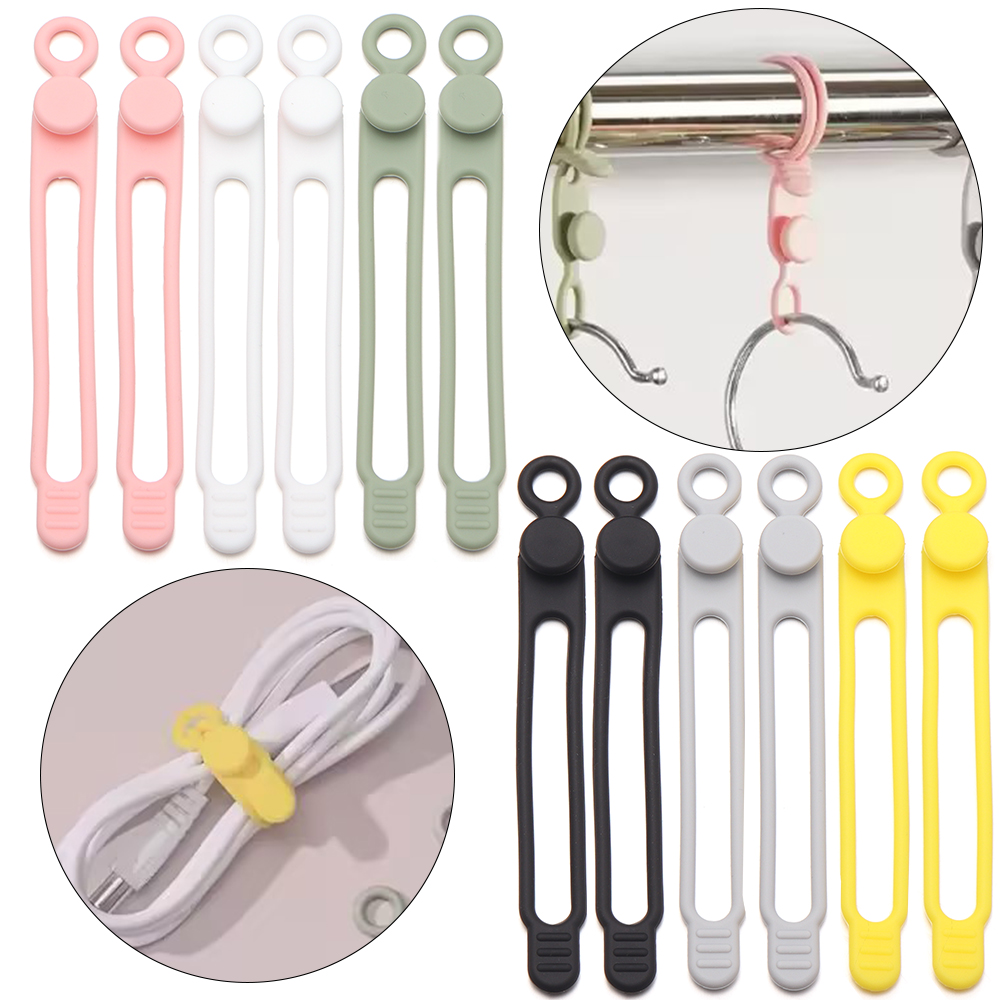 4 piezas/lote de bridas de sil - Cable Box Organizer reseña y precio
