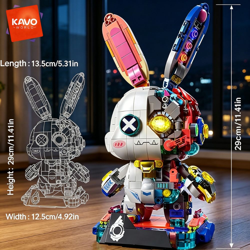 KAVOWORLD Juego de Bloques de  - Desk Setup Build reseña y precio