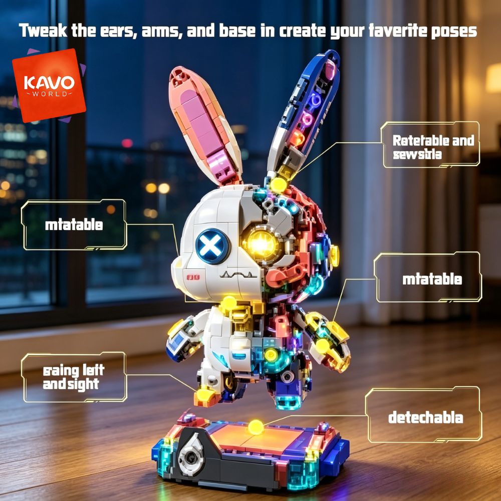 KAVOWORLD Juego de Bloques de  - Desk Setup Build reseña y precio