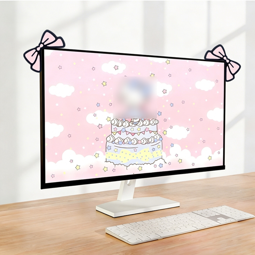 Lindo Adorno de Monitor con La - Desk Setup For Laptop And Monitor reseña y precio