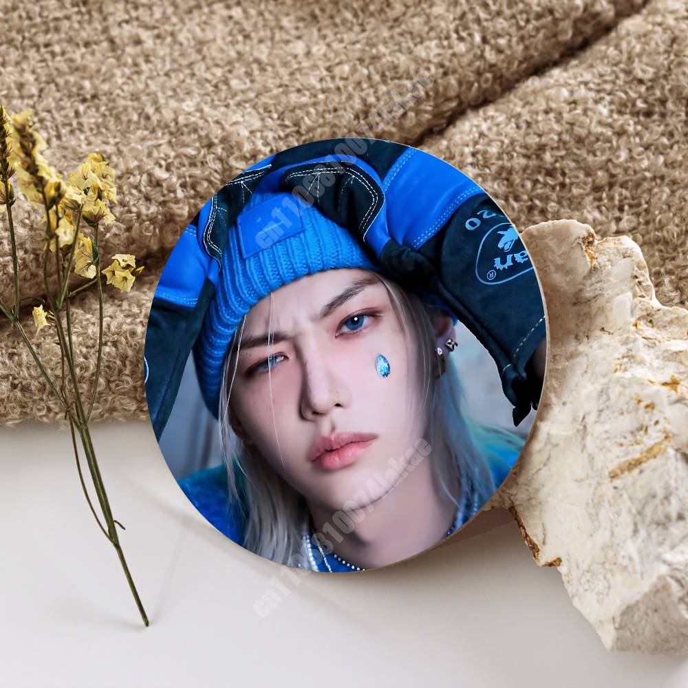 Posavasos Redondo Kpop F-Felix - Desk Setup Kpop reseña y precio