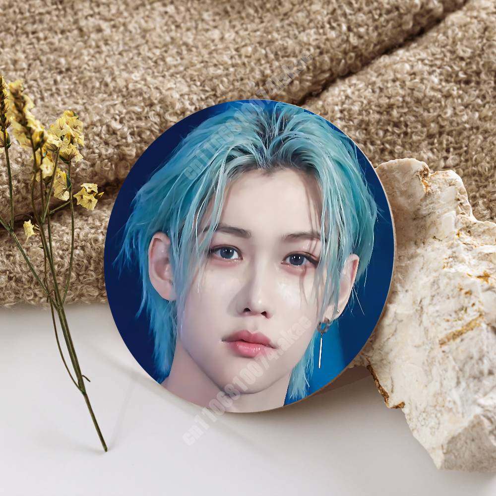 Posavasos Redondo Kpop F-Felix - Desk Setup Kpop reseña y precio