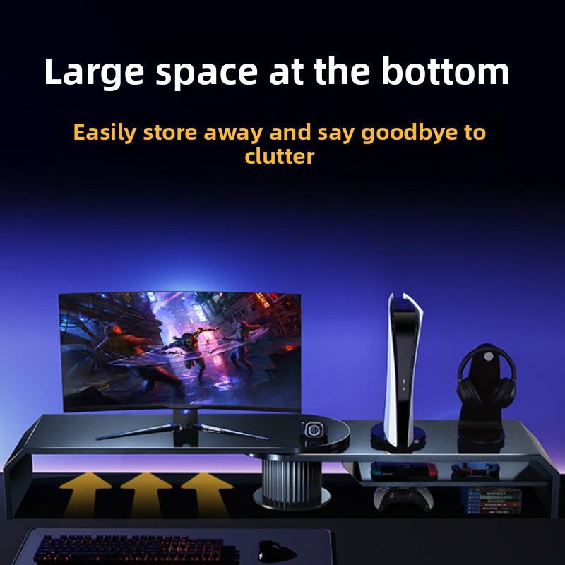 Soporte de Monitor Doble para  - Desk Setup For Laptop And Monitor reseña y precio