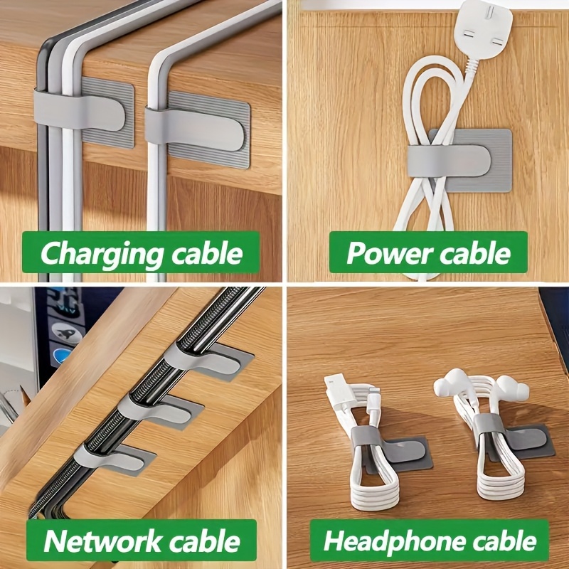 Bridas para cables reutilizabl - Desk Setup For Laptop And Monitor reseña y precio