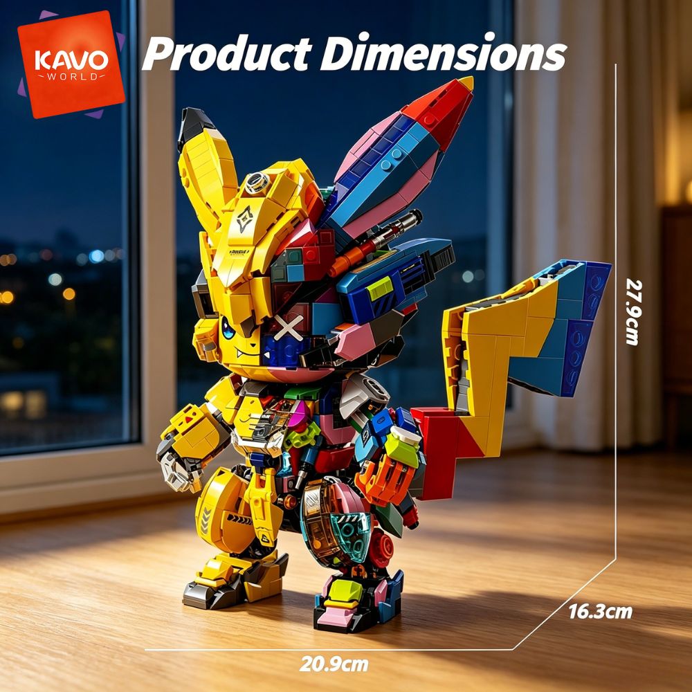 KAVOWORLD 1505PCS Ratón Mecáni - Desk Setup Build reseña y precio