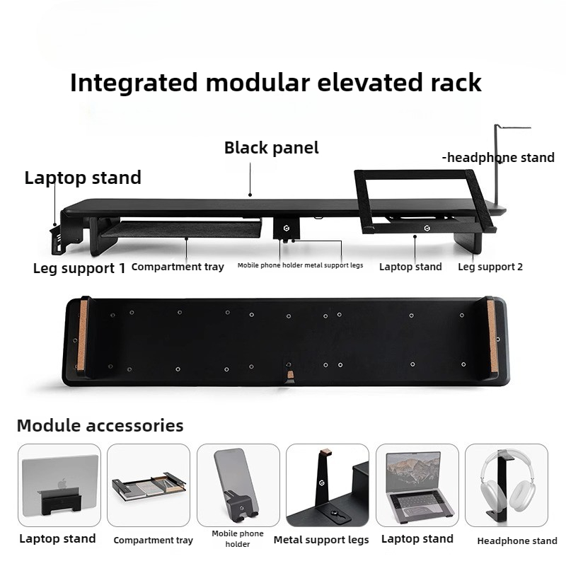Soporte elevador de Monitor Mo - Desk Setup For Laptop And Monitor reseña y precio