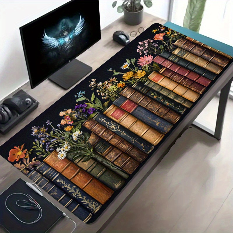 Alfombrilla de Ratón Grande pa - Desk Setup Books reseña y precio