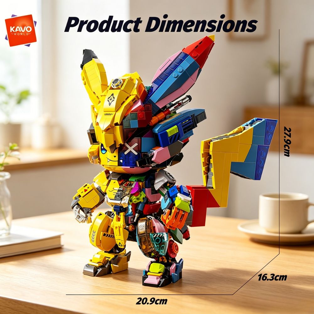KAVOWORLD 1505PCS Set de Bloqu - Desk Setup Build reseña y precio