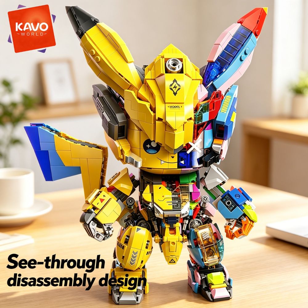 KAVOWORLD 1505PCS Set de Bloqu - Desk Setup Build reseña y precio