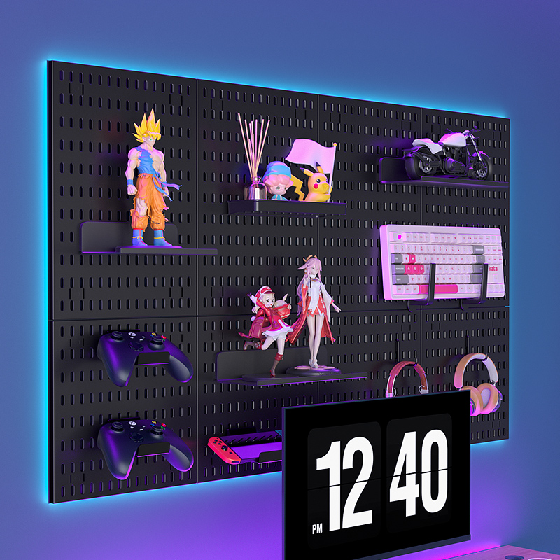 Panel perforado de pared, orga - Desk Setup Kit reseña y precio