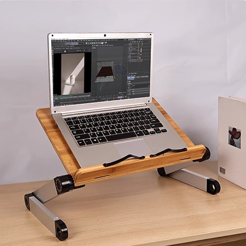 Mesa de Bambú Ajustable para C - Desk Setup Books reseña y precio